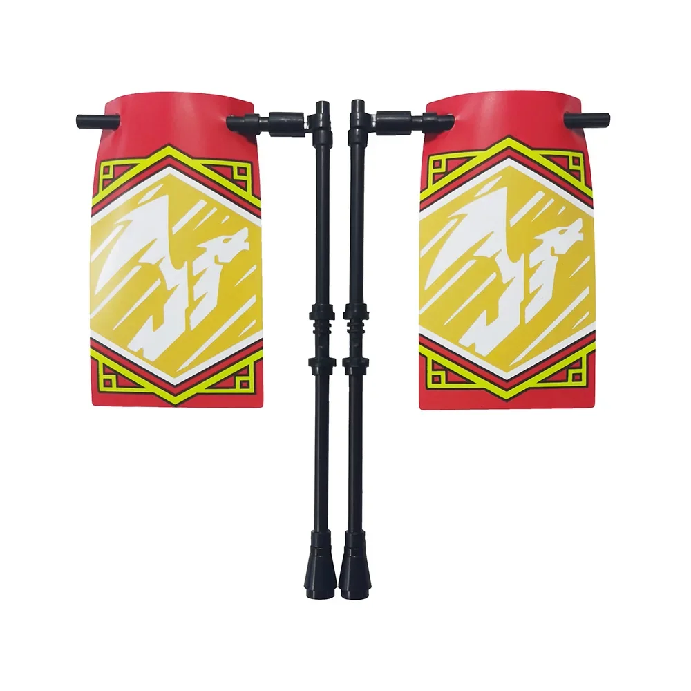 Строительный блок баннер для флагов ниндзя фильм мультяшные кирпичи