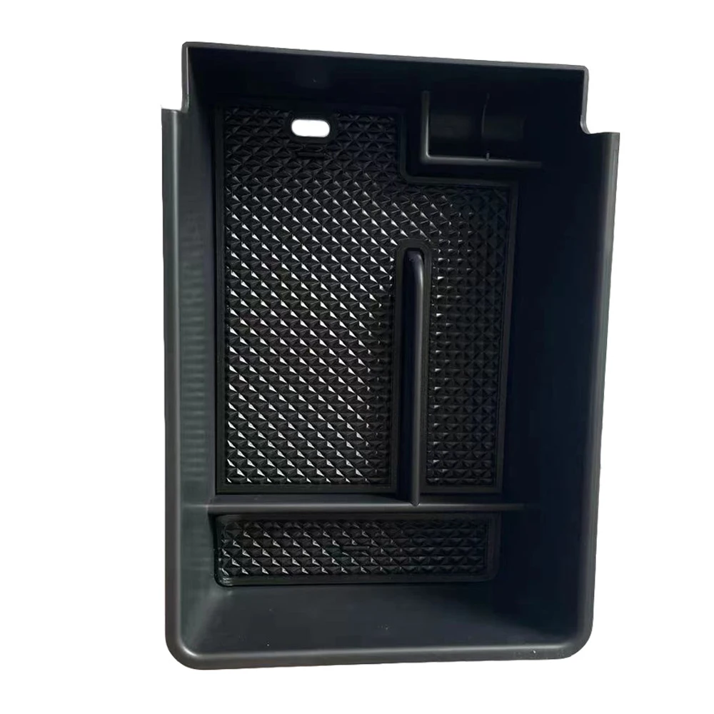 

1Pc Car Center Console Storage Box Interior Accessories Interior Armrest Storage Box Black ABS For Haval H6 2021 2022