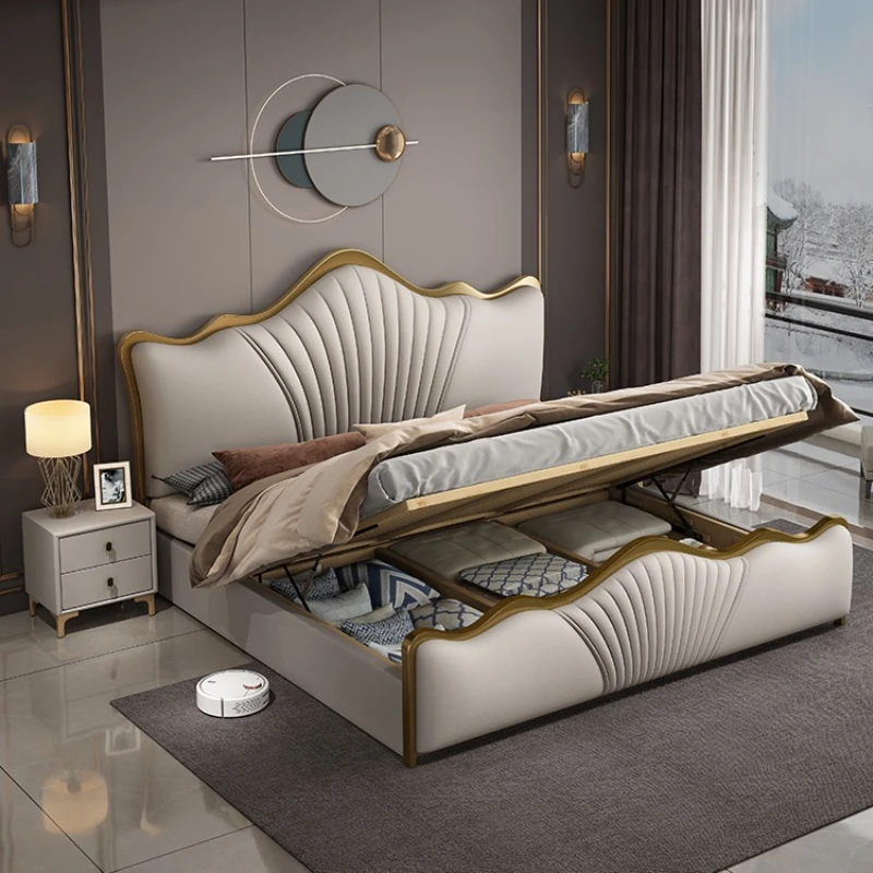 Детская европейская двуспальная кровать Royal Nordic High End King Size Frame Двуспальная