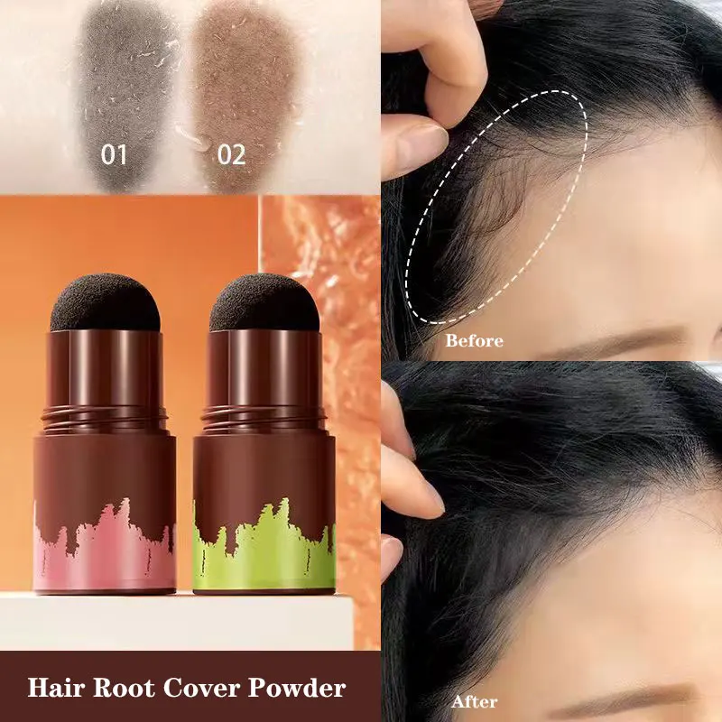 

Volumizing Hair Fluffy Powder Instantly Black Root Cover Up Natural Hair Filling Hair Line Shadow Powder Hair Concealer Coverage