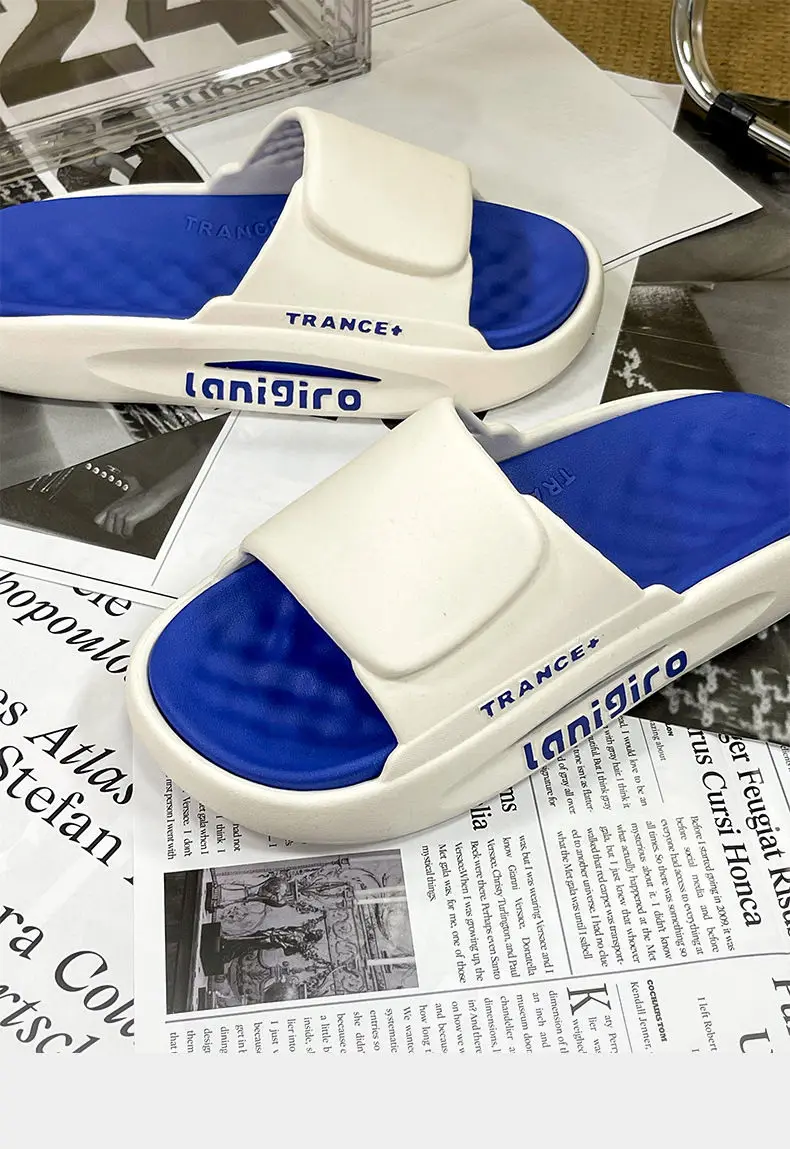 Летние модные Нескользящие износостойкие мужские и женские шлепанцы METASCH