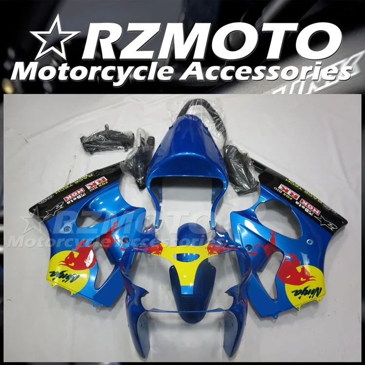 

Новый комплект обтекателей для мотоцикла ABS, подходит для kawasaki Ninja ZX6R 636 2000 2001 00 01 02 6R, цвет желтый/красный