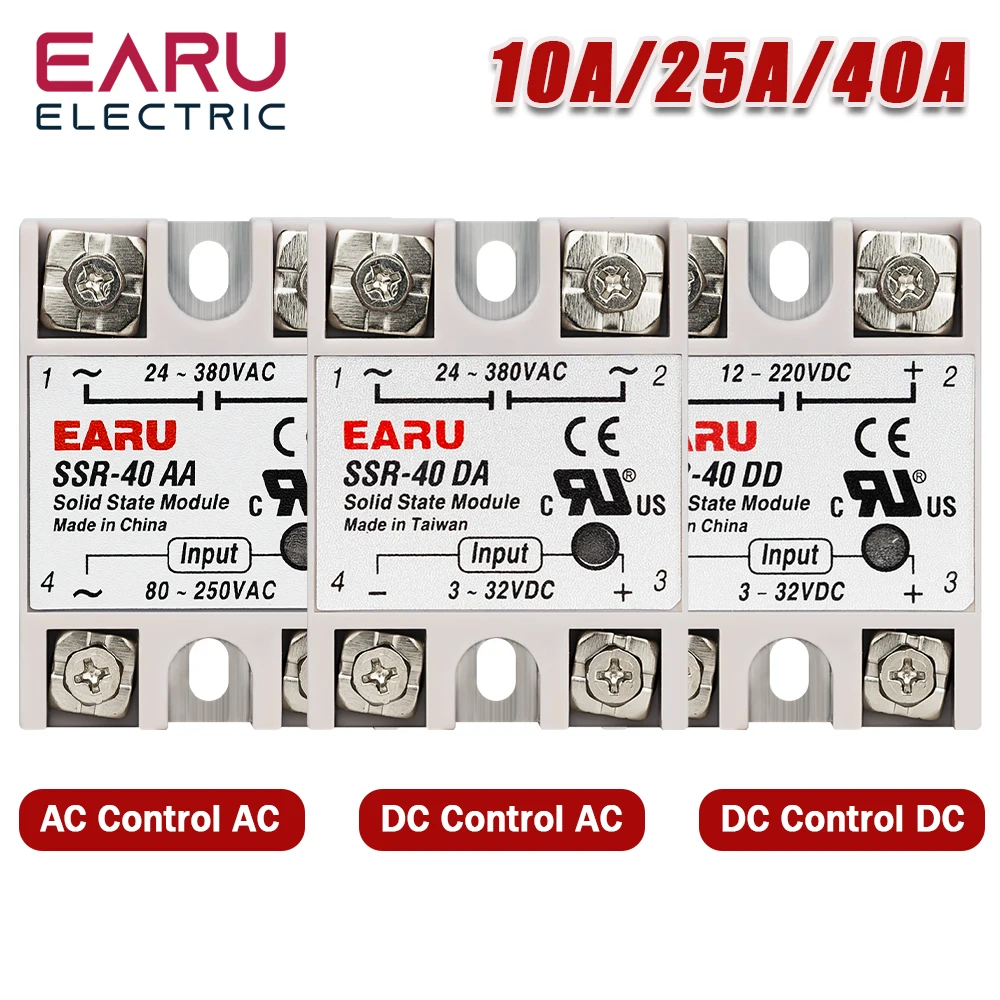 

Реле EARUELECTRIC SSR-DA/AA/DD для контроля температуры