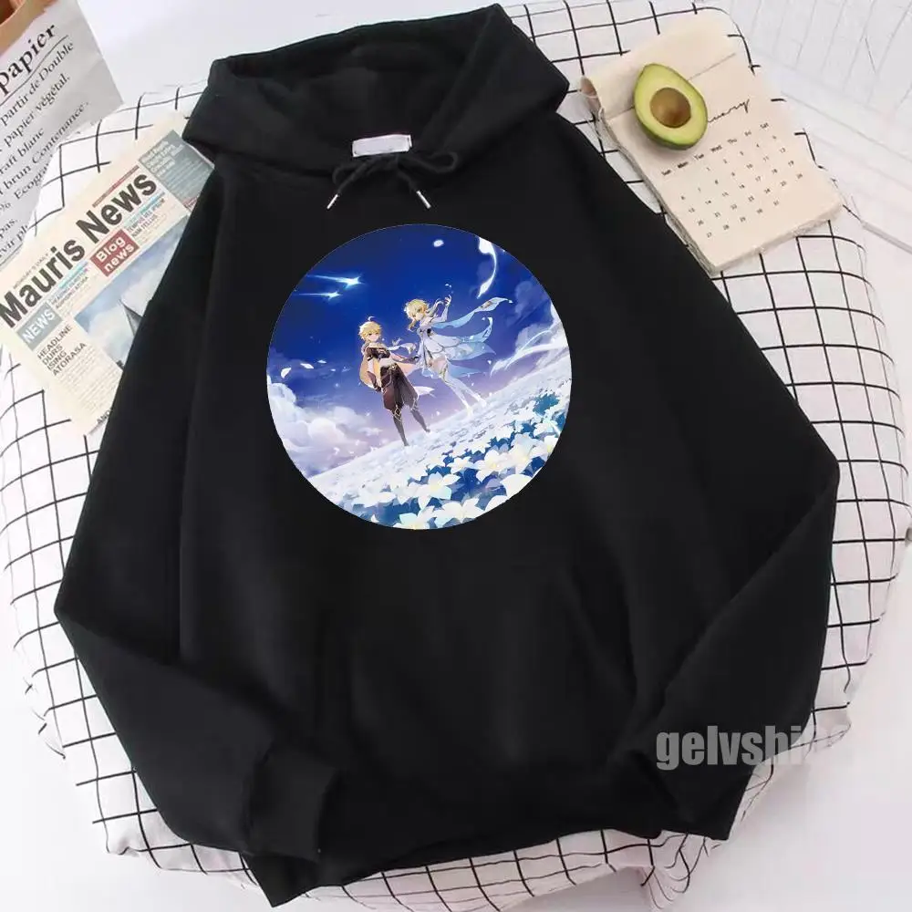 

Hot Anime Game Genshin Impact Hoodies Men Women Oversized Sweatshirts Klee Xiao Printed Harajuku Hoodie Boys Girls Unisex Tops
