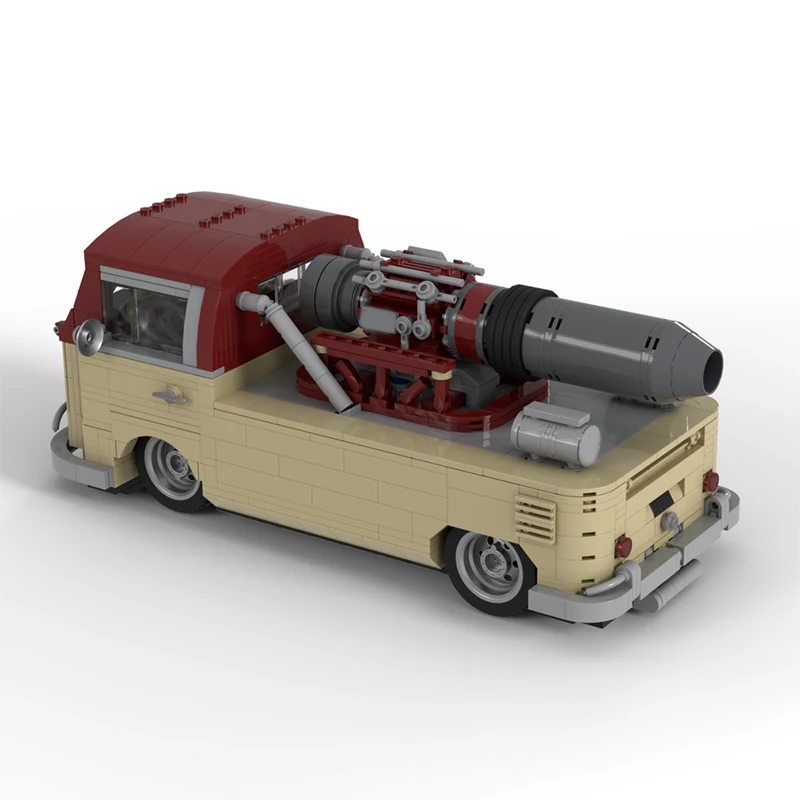 Фото 1516 деталей MOC Oklahoma Willy T1 Jetbus: Классическая коллекционная модель самолета, конструктор, научно-фантастическая игрушка, подарок для самостоятельной сборки, тема «Пиратское путешествие» №3