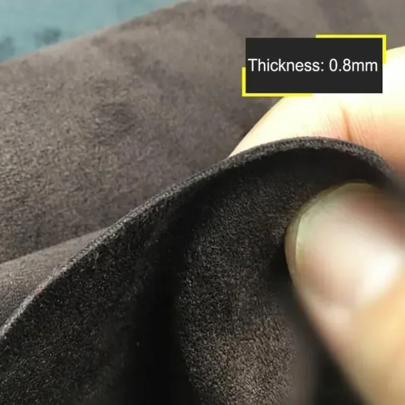 Car Roof Modification Chamois Leather Flannelette Alcantara Auto Interior AB Pillar Speaker Center Console Decors