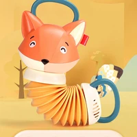mini cartoon fox accordion baby music toy kids instrument educational for children gifts to appease the toy