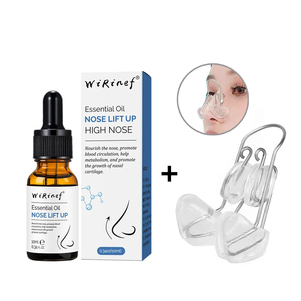 

WiRinef Nose Essential Oil Up Heighten Rhinoplasty Collagen Firming Moisturizing Nose 10ml Nose And Tool Serum Reshape Face