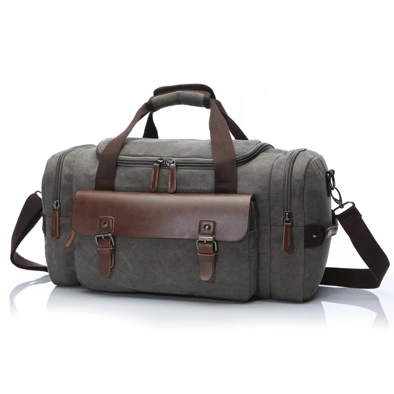 Large Capacity Outdoor Travel Bag CanvasBag Short Trip Travel Bags Student Shoulder Messenger Bag Handbag Luggage Bags Backpack