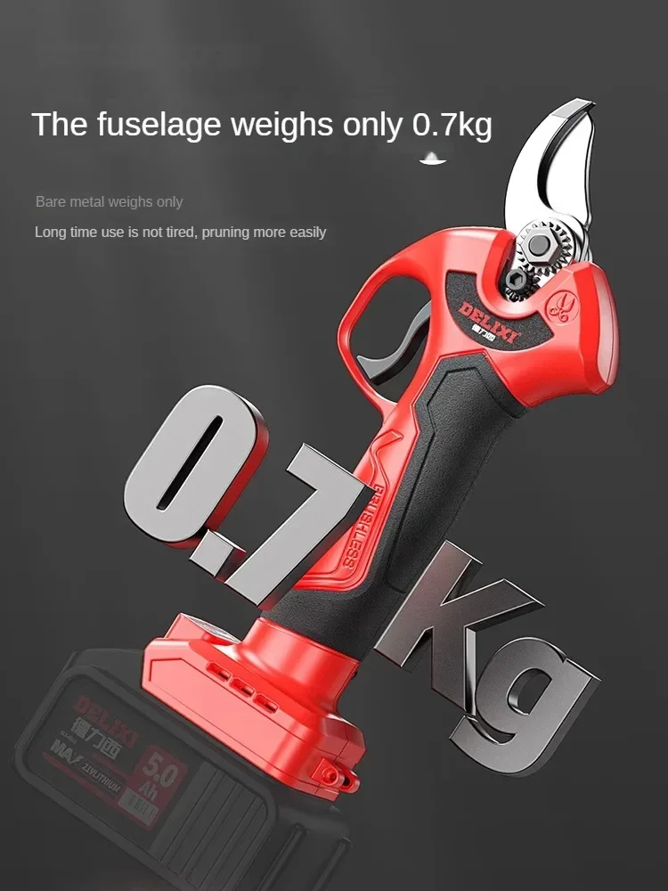 Powerful Electric Pruner for Cutting Tree Branches – Cordless Lithium Battery Garden Shears