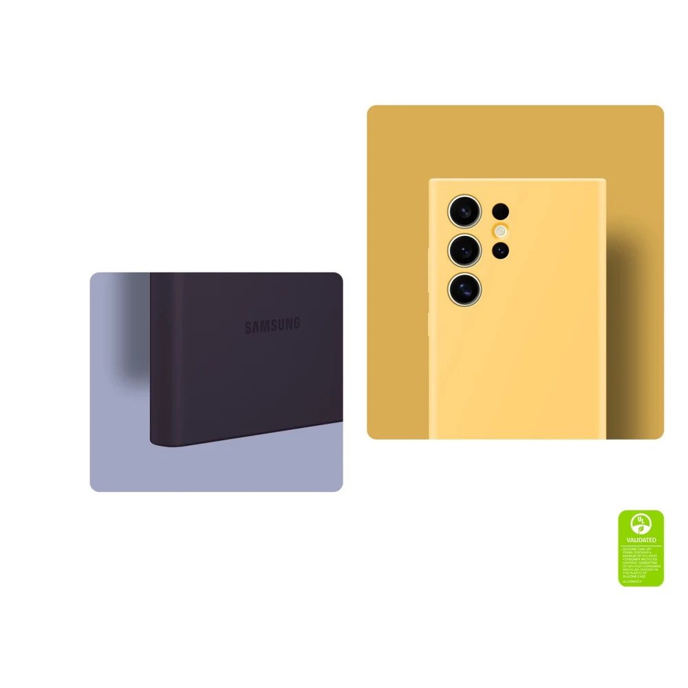 Новый оригинальный чехол для телефона из жидкого силикона Samsung Galaxy S24 Ultra Plus S24Ultra