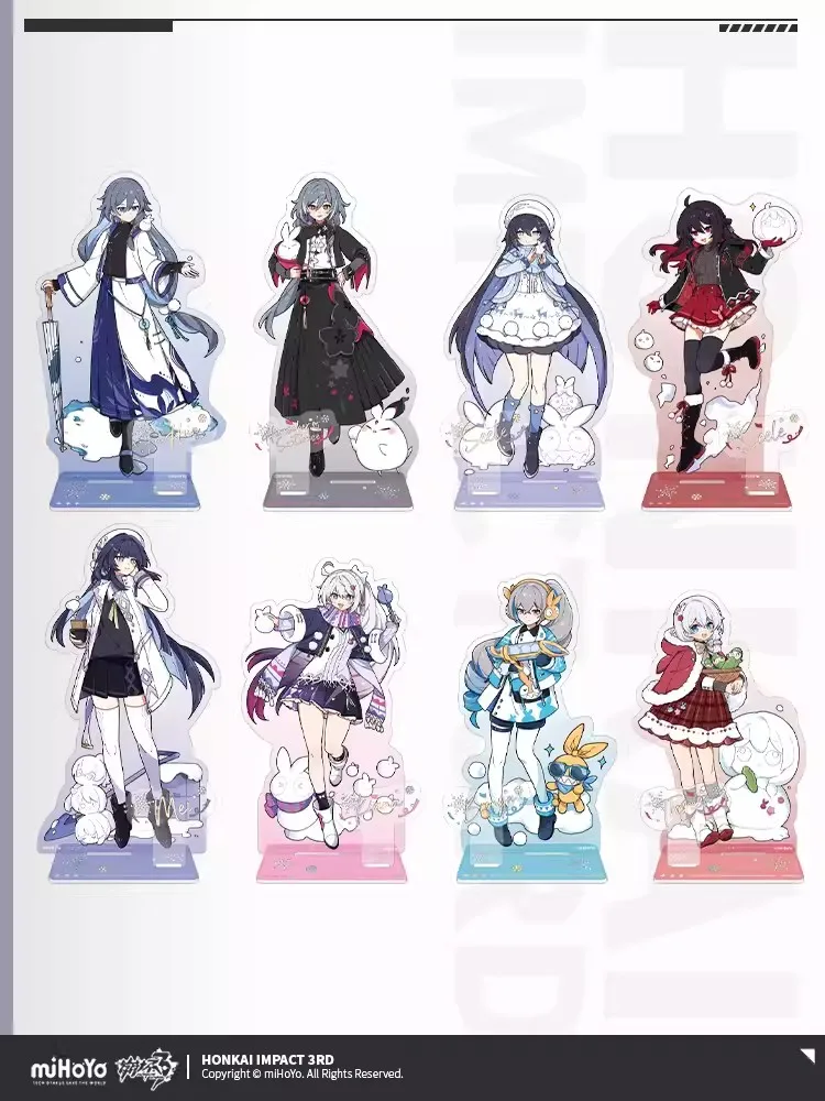 

【miHoYo/Honkai Impact 3RD】Acrylic Stand Animation Csoplay Prop Decoration Game Official New Pre-sale Kiana Raiden Mei Bronya