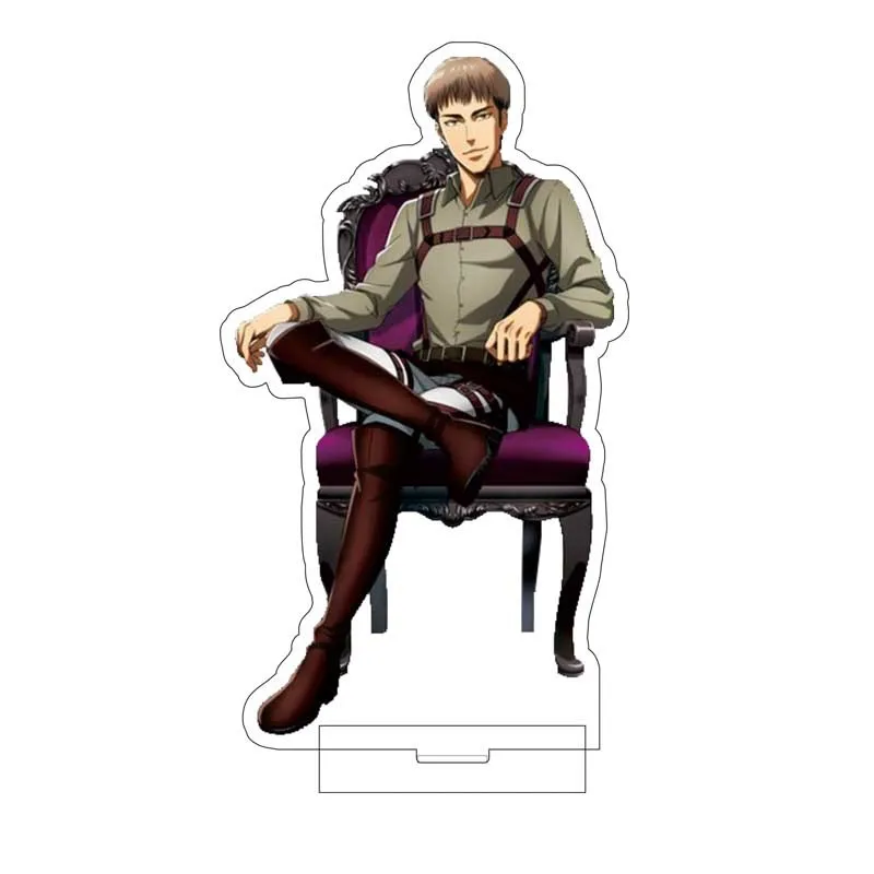 Anime New Series Attack on Titan Stands Cosplay Acrylic Figure Erwin Smith Levi·Ackerman Eren Jaeger Desk Decoration Model Toy images - 6