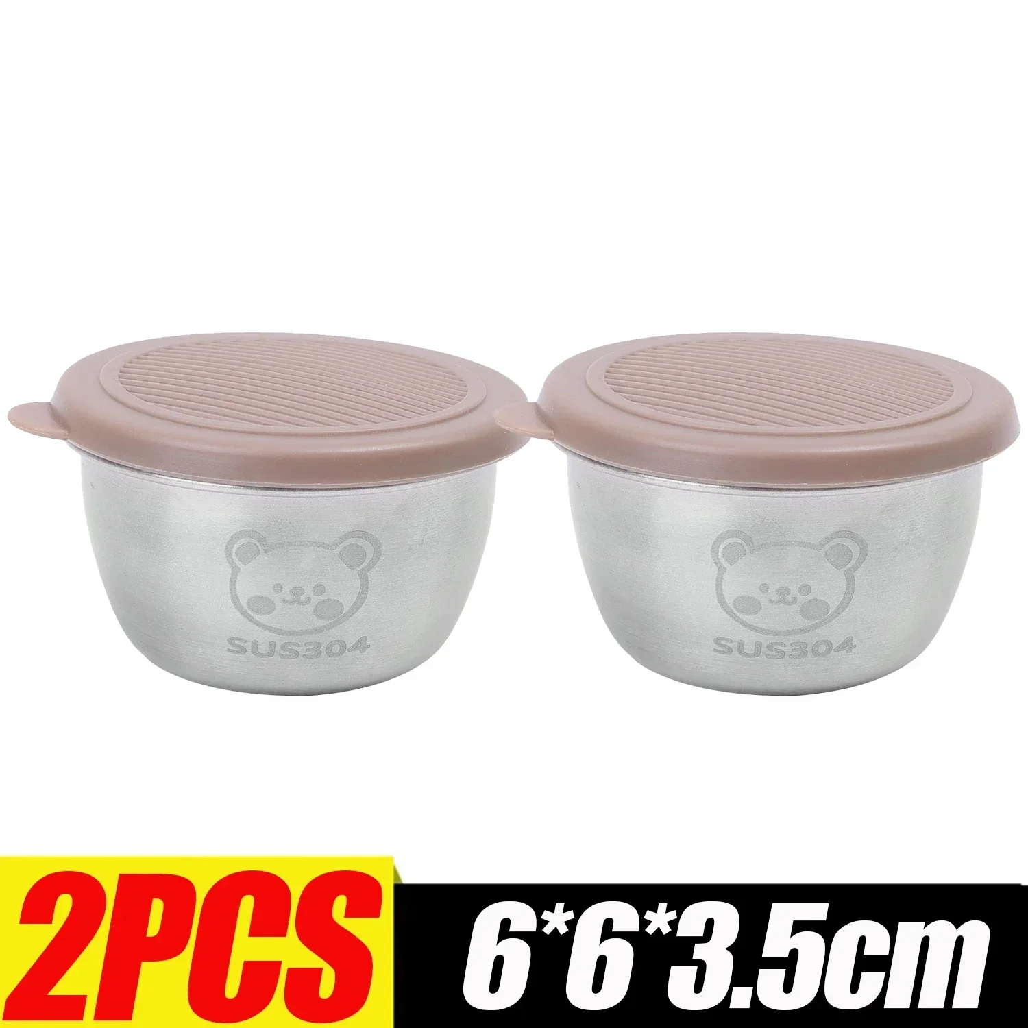 

Чашки для соуса из нержавеющей стали 304 с крышками