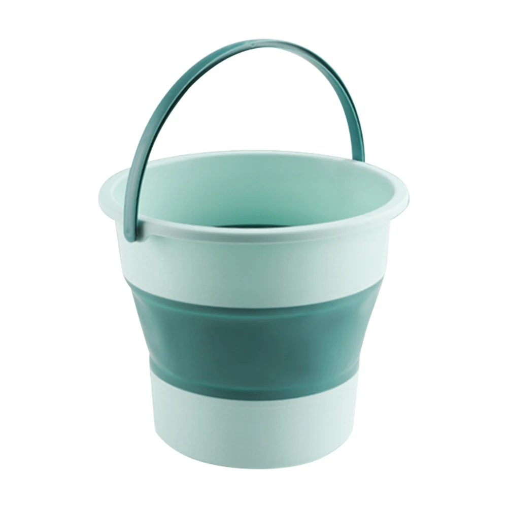 5/10L Collapsible Bucket Multifunctional Folding Water Container Lightweight Environmentally Space Saving for Camping Fishing