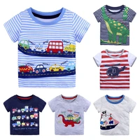 baby clothing children boys girls t shirts monster cotton short sleeve airplane print t shirt for boy tops tees kids clothes