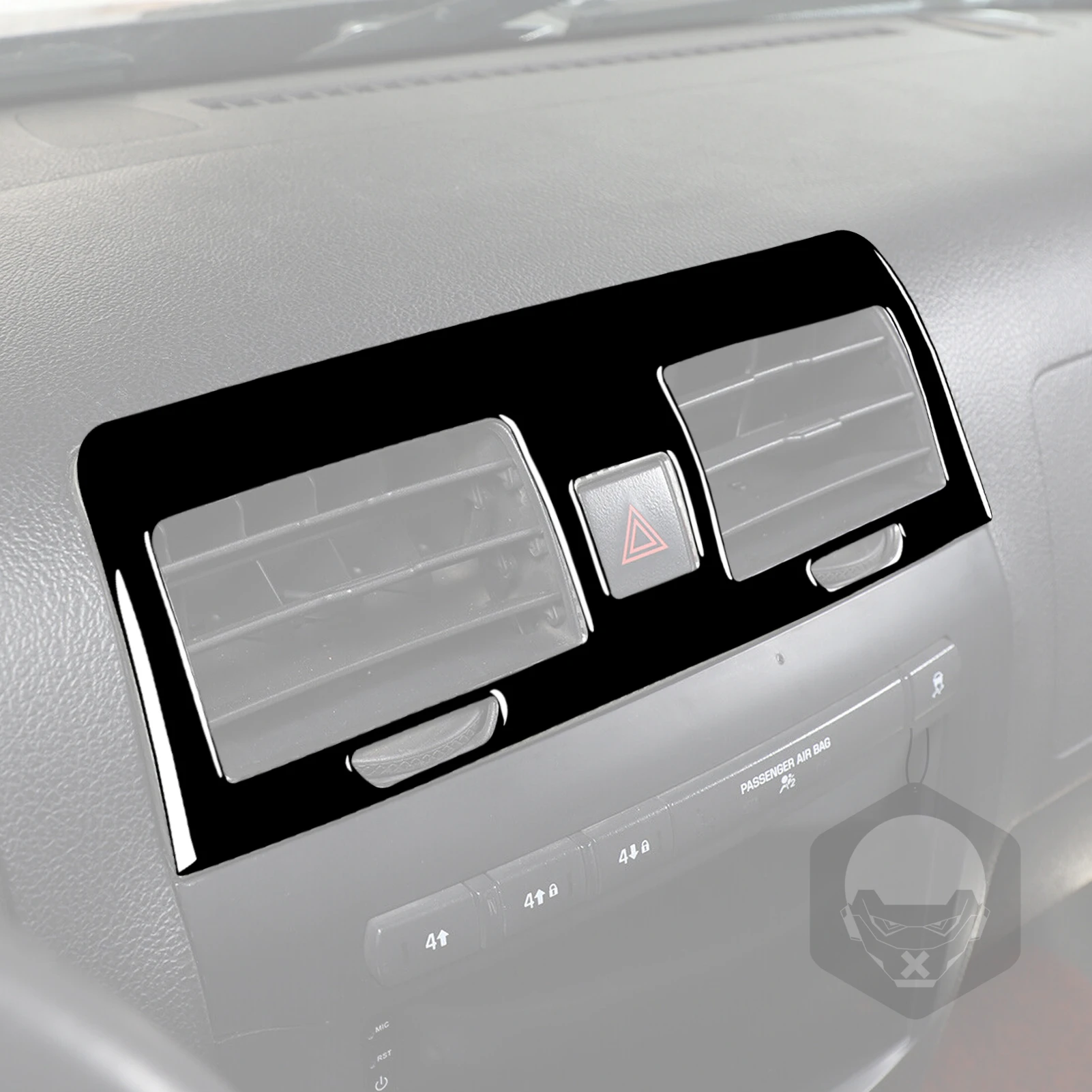 Для Hummer H3 2006-2010 фортепиано черный аварийный свет панель воздуховыпускного