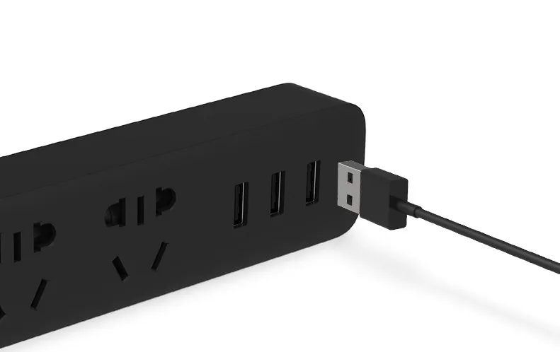 Ceny Oryginalny Xiaomi Mijia Listwa Zasilająca 2A Szybkie ładowanie 3 Porty USB I 3 Gniazda 4 Kontroli MI Home Z Ue Ue AU Wielka Brytania UA Przejściówka Adapter
