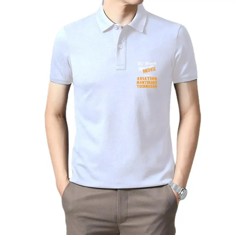 

Golf wear men Print Aviation Maintenance Technician Men Crew Neck Clothes Cotton Women Pop Top Tee polo t shirt for men