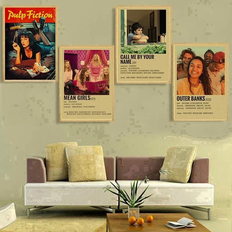 Винтажные постеры из фильма украшение комнаты целлюлозно-фантастическая