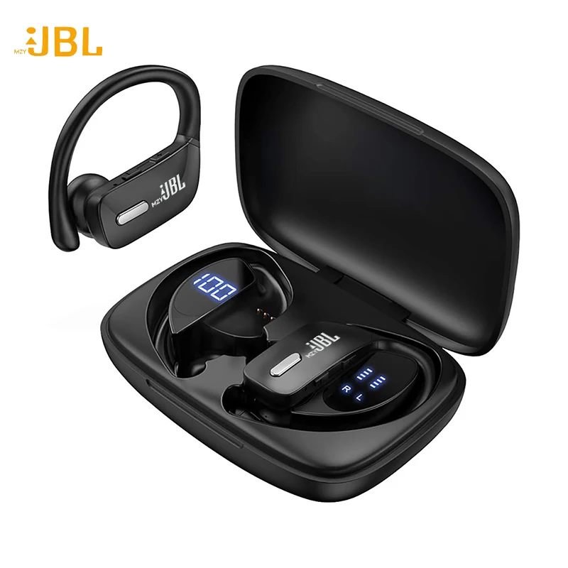 

mzyJBL True Wireless Earbuds Bluetooth Headphones Over-Ear Earphones With Earhooks 48H Battery Life Headest With Mic For Running