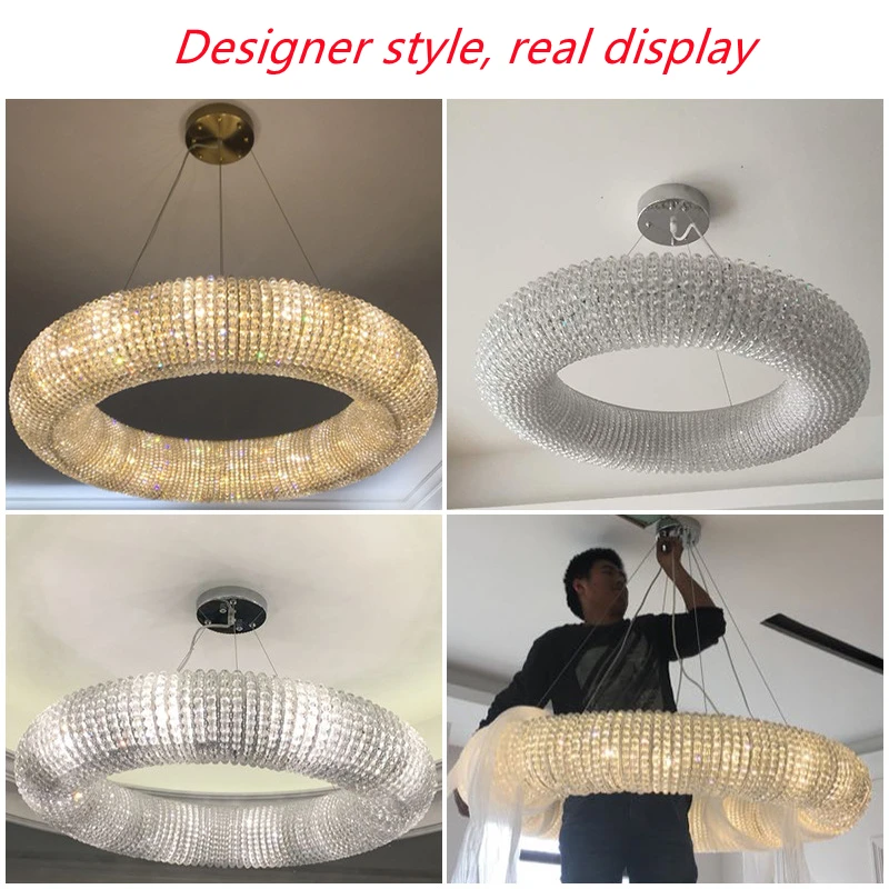 

Pendant Lights Designer Luxury Crystal Bea Chandelier Living Dining Room Indoor Decor LED Lighting Fast Logistics Free Shipping