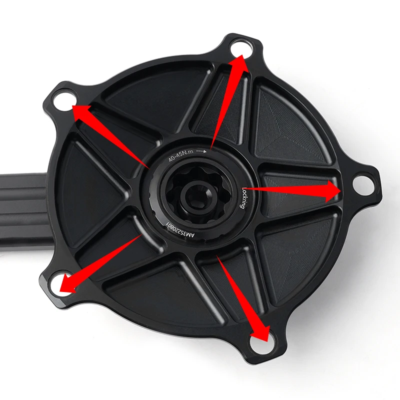 Велосипедные шатуны INTRO7 с фиксированной передачей 70T 100T 170mm 140BCD