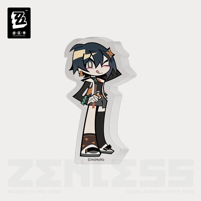 Фото Предварительная продажа Sunsyea Zenless Zone Zero официальный Merch miHoYo оригинальные аутентичные SMZXQDMX серии Q Версия Мини Акриловые Фотообои №2