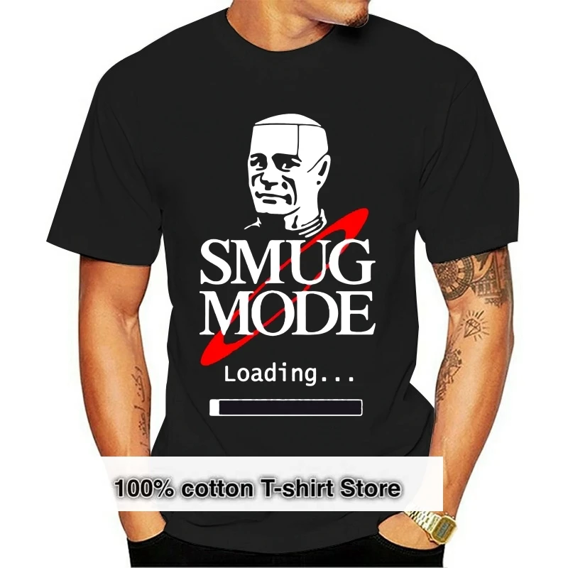 

Футболка с надписью «Smug Mode Kryten», красного карлика, научная фантастика, ТВ-шоу, черная, быстрая доставка, Размеры M, Xl, 2Xl, 10Xl