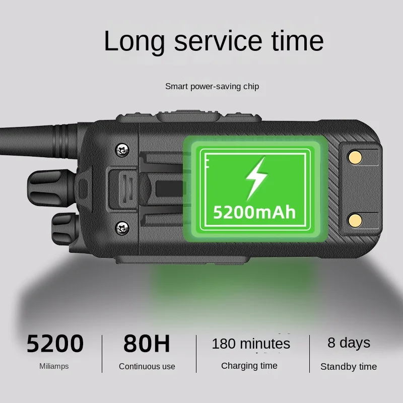 BAOFENG 898PLUS High-power Walkie-talkie Handheld Outdoor 50 Km Bao Feng Walkie-talkie Mini FM