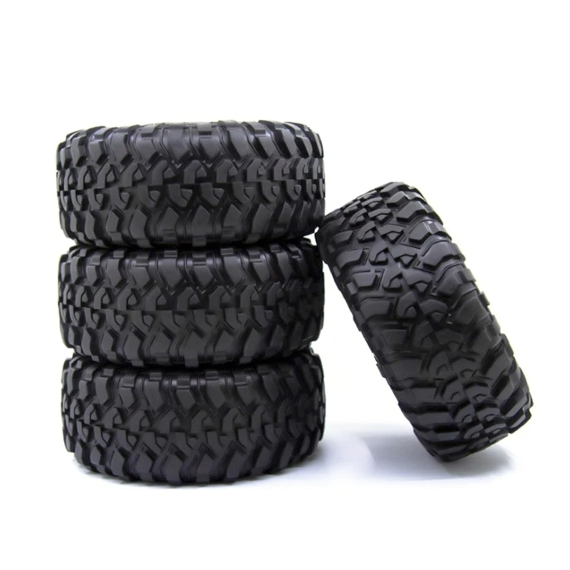 

RC Tires 1.9inch 4Pcs RC Rubber Tyre Set Wheel Tires for 1:10 RC Crawler Axials TRX6 #8174 Drop Shipping