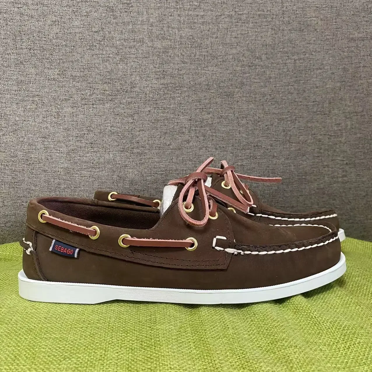Мужская обувь Homme Authentic Sebago Docksides — кожаные топсайдеры премиум-класса со