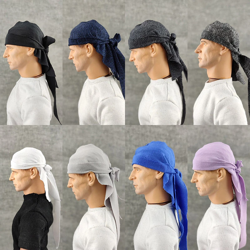 

1/6 Scale Figure Scene Accessory Male Pirate Hat Hip hop Headscarf Headwrap Model for 12 inches Action Figure