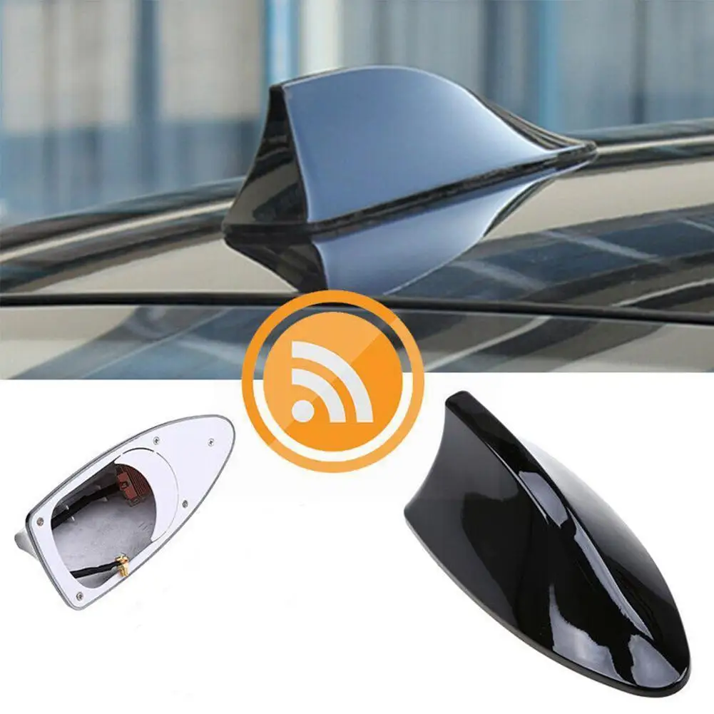 

Car Shark Fin Antenna Signal Radio Shark Antenna High-quality Universal Antenna Decoration Car Abs Modified Fashion Roof N9n0