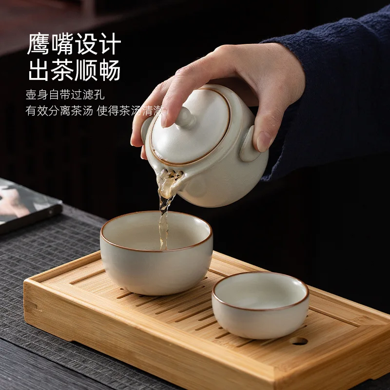 Ru печь быстрая чашка горшок для одного человека специальный ручной чайник чайная