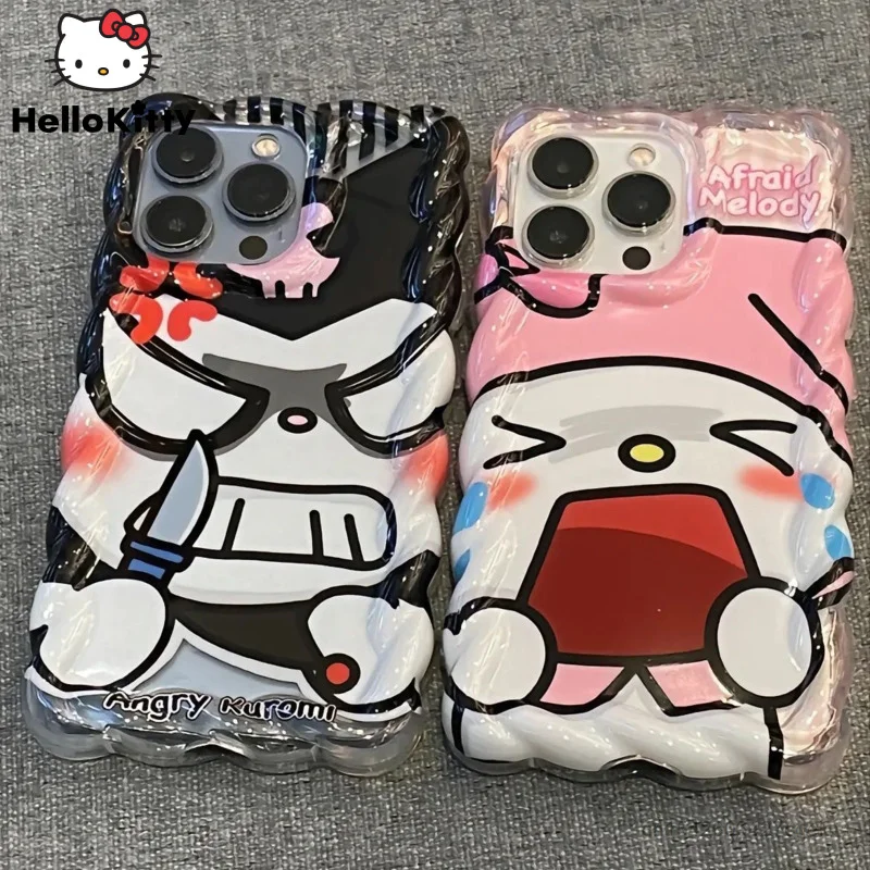 

Sanrio Kuromi Melody Iphone New Protective Case Couples Design Apple Iphone 11 12 13 14 Pro Max Trend Cover Silicone Trend Case