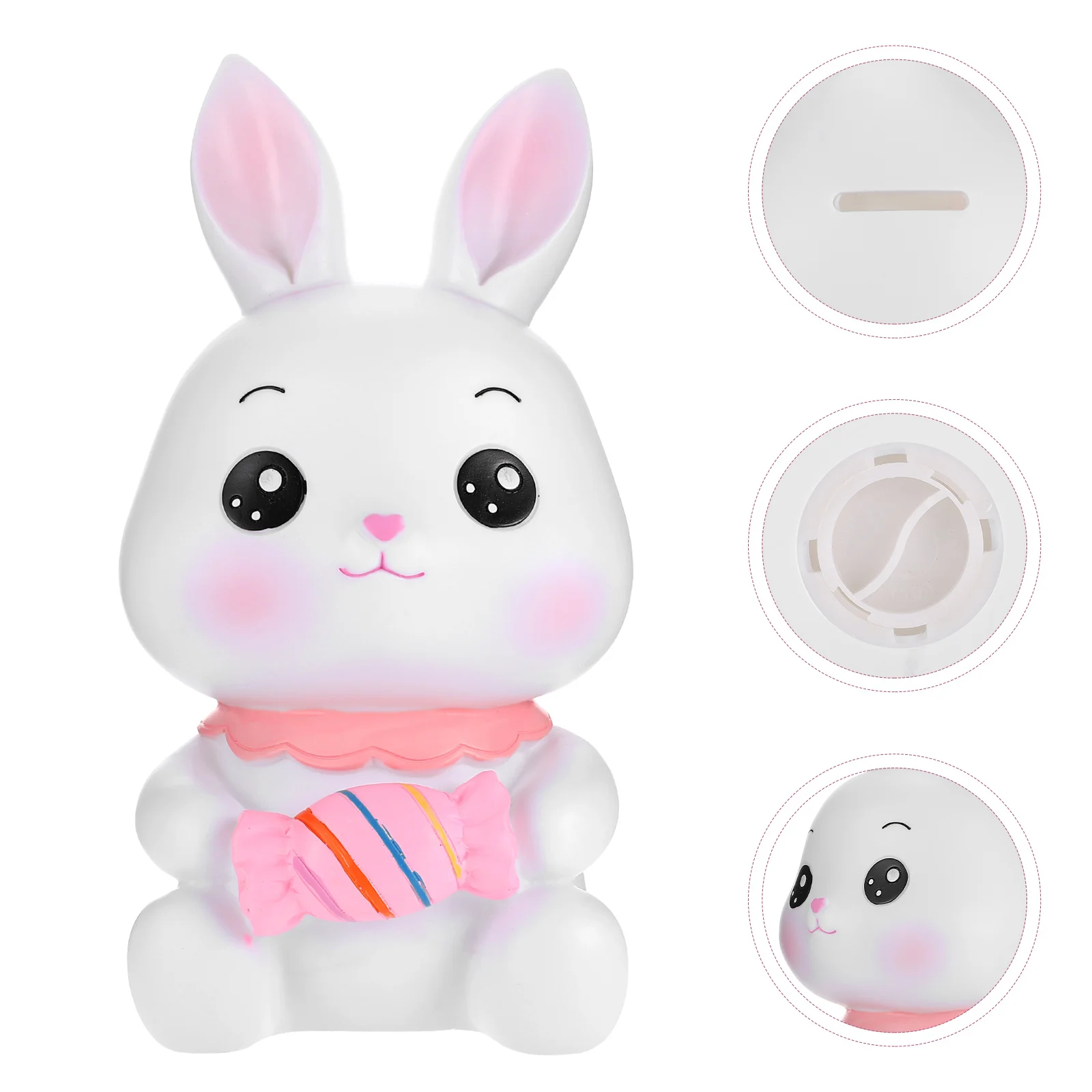 

Bank Piggy Moneybanks Kids Rabbit Bunny Saving Box Animal Pot Cutecash Easter Jar Children Girls Figurine Toy Savings Toys Kid