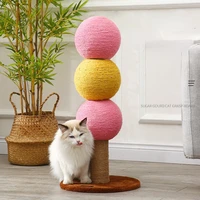 candied haw shaped cat claw board sisal scratch resistant wear resistant sofa protection pole climbing frame pet toy supplies