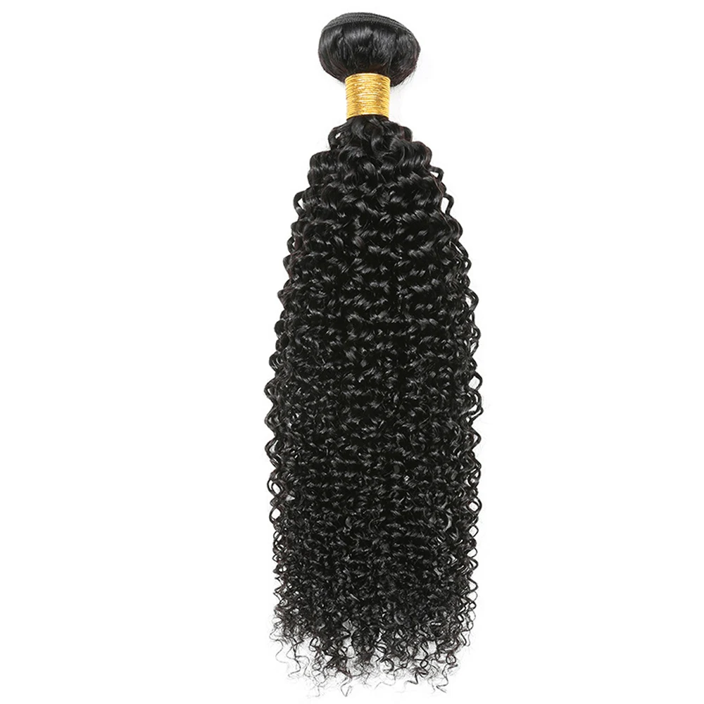 

Brazilian Kinky Curly Hair Bundles 8-30Inches One Bundle Deal Remy Human Hair Extensions Natural Color Hair Weaving