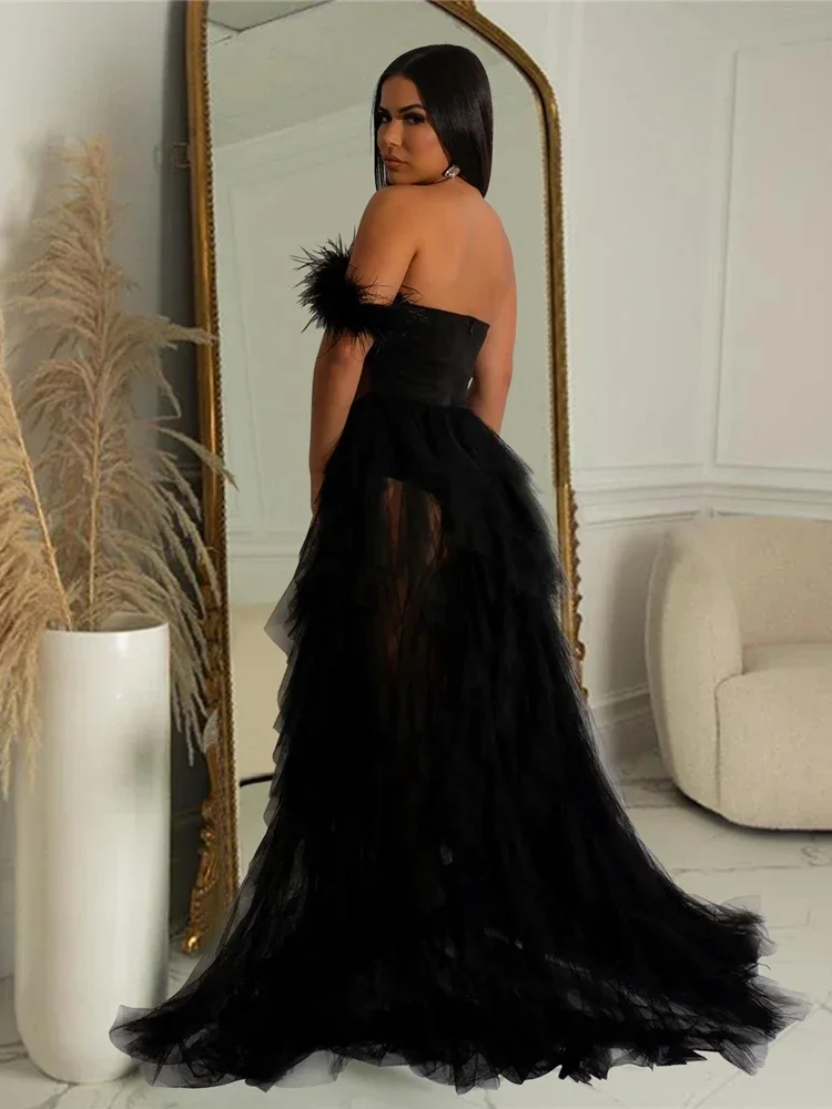 Высококачественное сексуальное длинное платье iDress в стиле Хай-стрит элегантные