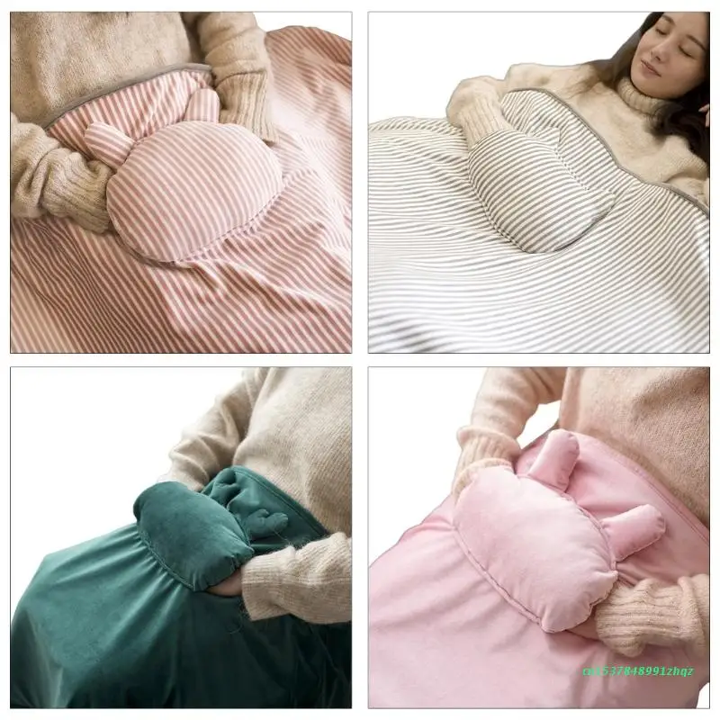 

Fast Heating Blanket Electric Blanket Heated Throw Mat Cartoon Style Blanket Mat Thermostat Pad Machine Washable Blanket