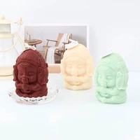cute elephant silicone candle mold handmade 3d animal aromatherapy candle resin soap mould ice cube cake making molds home decor