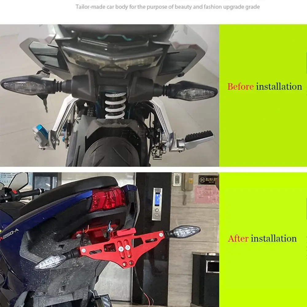 Для YAMAHA NMAX 155 NMAX155 125 150 N-MAX мотоциклетный регулируемый угол номерного знака Рамка