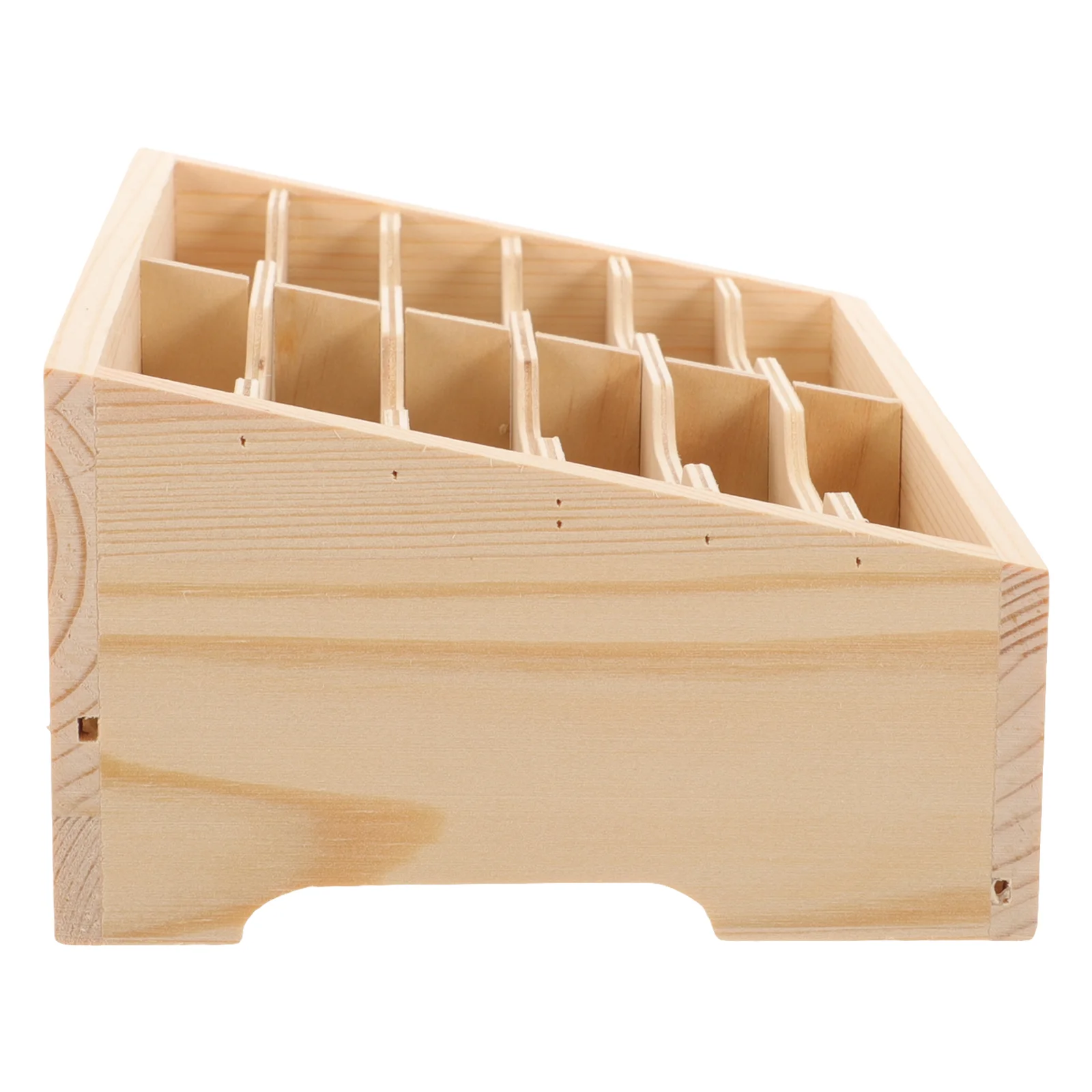 

Wooden Storage Box Desktop Phone Storage Holder Home Supply Phone Cover Organizer