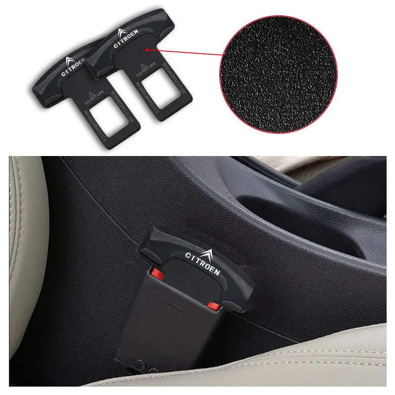 

1pcs Car Badge Seat Belt Buckle Auto Logo Seat Clip for Citroens C0 C1 C2 C3 Picasso C4 Cross Cactus C5 C6 C8 C4L DS3 DS5 Goods