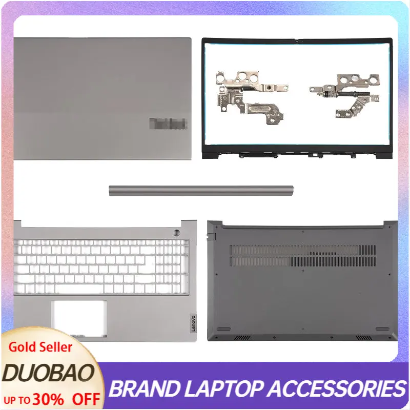 

For New Lenovo ThinkBook 15 G 2ITL G3 ARE Laptops LCD Back Cover/LCD Front Bezel/Palm Rest/Bottom Cover/Hinge Silver Grey Case