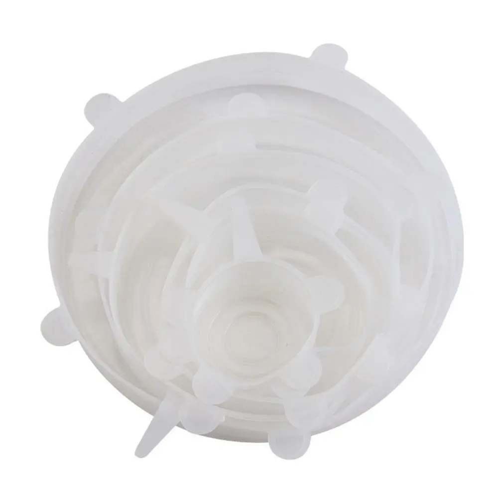 

Силиконовые крышки для посуды 6 шт.