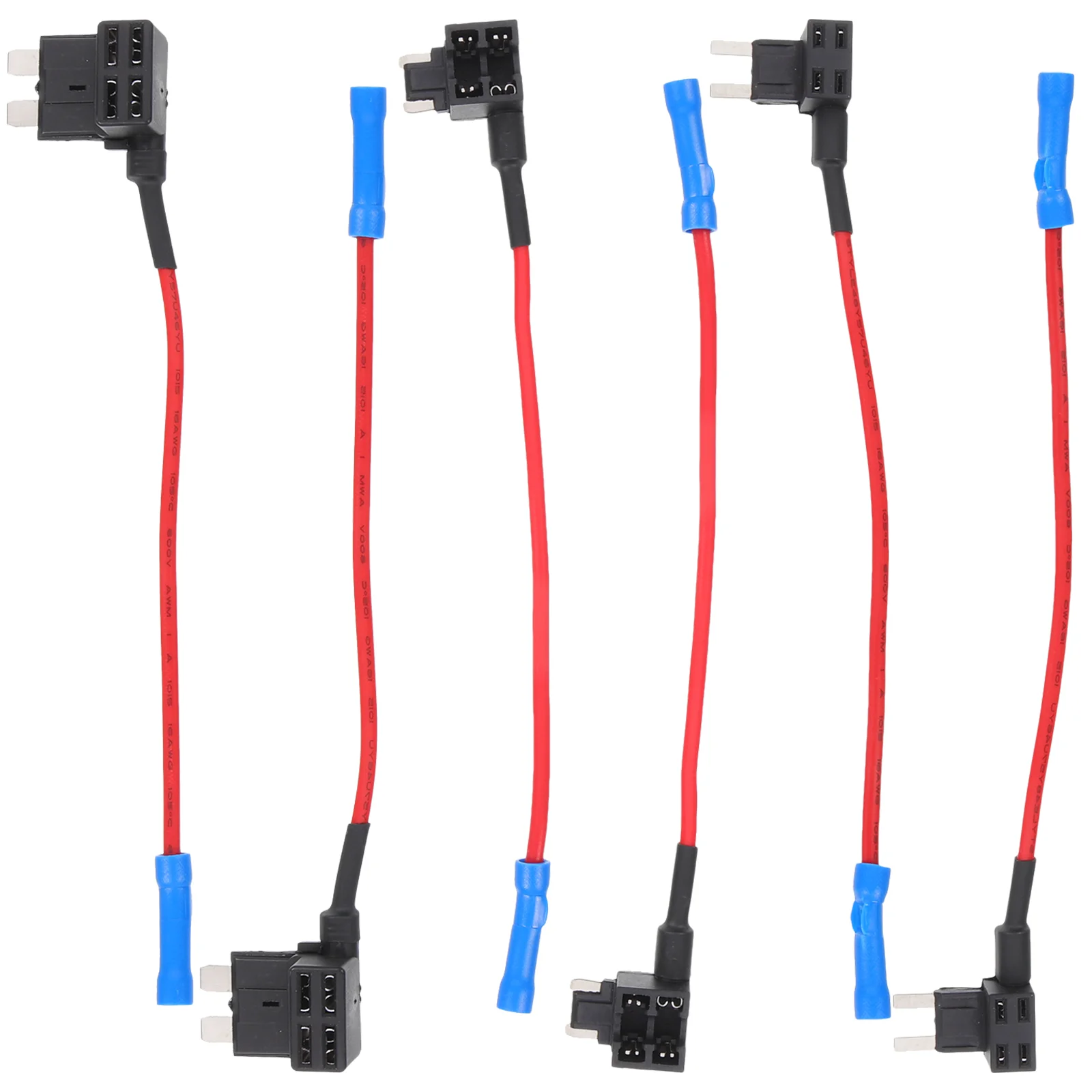 

6pcs In Line Fuse Holder Assorted Wire Splice Kits Accessory