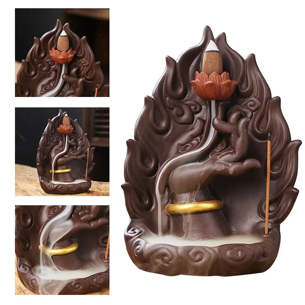 

Meditation Ornaments Home Decoration Incense Holder Incense Burner Backflow Incense Burner Aromatherapy Furnace