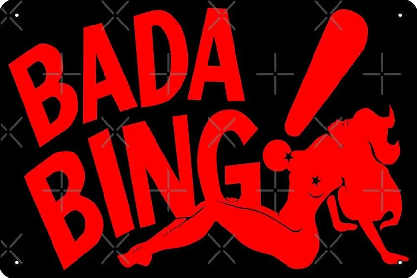 Забавный металлический оловянный плакат Bada Bing Декор для дома кухни бара комнаты